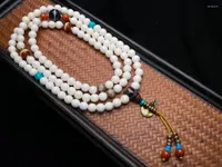 Anhänger Halsketten Bijoux Joias Feminina Kragen Hombre 8mm108 Thailand importiertes Material Afrikanischer Elefant Knochenarmband Halskette Match DZI