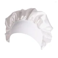 Ball Caps Satin Women's Band Cap Chemotherapy Hat Hair Sleep Wide-brimmed Solid Baseball