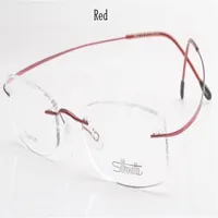 Whole-Luxury-brand Silhouette Titanium Rimless Optical Glasses Frame No Screw Prescriptioneglasses With Bax 272u