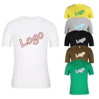 T-shirts pour hommes sublimation t-shir coloré conception de votre propre logo 100 coton imprimé t-shirt personnalisé en vrac de sublimation plus taille et chemises blanches simples