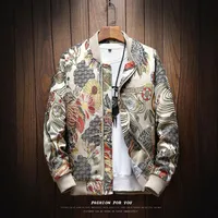 Bomber giacca da uomo hip hop windbreaker streetwear men giacca alla moda kot ceket erkek uomini fashion jj60jk284l