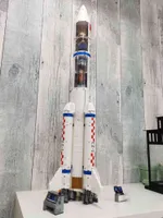 Bloklar Sembo Blok Yüksek Tech Aerospace Roket Yapı Blokları Uzay Başlatıcı Araç Modeli Astronot Figürleri Tuğla Oyuncaklar Çocuklar İçin Hediye T220901