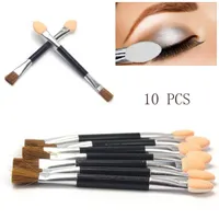 Eyelash Curler 10pcs Women Disposable Double Ended Sponge Brush Eye Shadow Applicator Tools Cosmetic Accessories