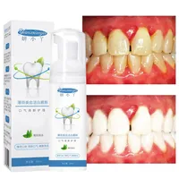 Diş köpüğü diş macunu temiz beyazlatma Diş plak çayı lekeleri kir ağız hijyen nane C vitamini diş bakım araçları 60ml2165