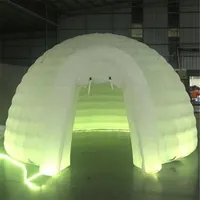 7M قطر المأوى LED LED ضوء نفخ Igloo Luna خيمة بار قبة سرادق مصباح البالون البالون للمعرض 190K