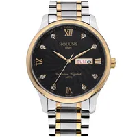 reloj de lujo HOLUNS mens watches top luxury full stainless steel strap quartz mens watches casual simple male wristwatches montre282G