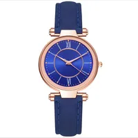 McYkcy 브랜드 레저 패션 스타일 여성 시계 좋은 판매 아날로그 블루 다이얼 쿼츠 레이디 시계 Wristwatch222U