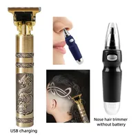 Hair Cutting Machine Or Nose and Ear Trimmer Tondeuse Professional Clipper Electric Shaver for Ears Barber 211229207a