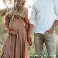 Maternity Dresses For Po Shoot Pregnancy Dress Pography Props Maxi Gown Dresses For Pregnant Women Clothes201S