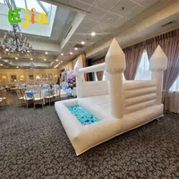 10x10ft uppblåsbara studsare studsa hus med bollgrop bröllopshoppning slott för festaktiviteter