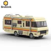 Block Bricklink Technical Car Classic Movie TV Breaking Bad Walter White Work Lab RV Pontiacl Model Building Blocks Kid Toys Gift T220901