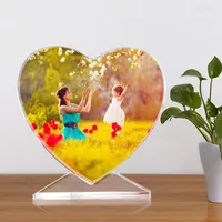 Party Supplies Personalized Gift Crystal Po Frame Glass Custom Picture Valentine&#39;s Day Favors Souvenirs Wedding