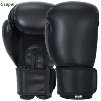 Geapal Boxing Gloves 합성 가죽 가방 펀칭 장갑 홈 체육관 킥복싱 훈련 장비 숙박 멋진 메쉬 팜 스파링 mitts328c