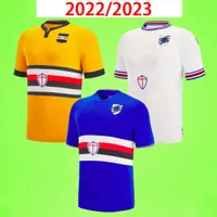 22 23 Sampdoria Soccer Jersey 2022 2023 Sesy Murillo Linetty Jankto Yoshida Maroni Gabbiadini Football Shirt Home Away Trzecie Men Kit Blue White Yellow