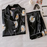 MS Designer de moda Chrysanthemum Bath Robe Womens Silk Ladies Cetina Pijama Lingerie Sleepwear Bath Vestido PJS Nightgown Camiseta Cal￧as 270d