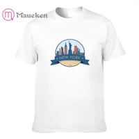 Camisetas para hombres 2022 Skyline de York Insignia para hombres Camiseta Hip Hop Tops Camas de algodón