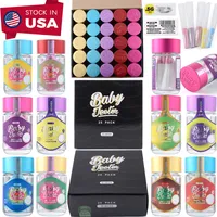 USA Stock Baby Jeeter Infused Smoking Accessoies Paper Bag 5 Pack Prerolls Paper 16 Strains Tabacco Container High Potency Liquid Diamond Cone Box Package
