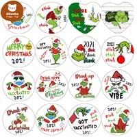 Christmas Decorations Grinch Quarantine Christmas Ornaments Xmas Hanging Personalize for Christmas Tree Decor Wearing Mask Designer 2021 To My Daughter DHL
