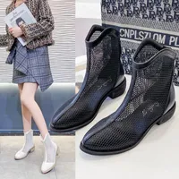 Sandals Boots Comfortable Summer Woman Shoe Women&#39;s Slippers Shoes 2022 Trend Luxury Heels Elegant Medium Heel Designer Traf