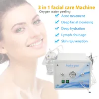 Portátil 3 em 1 Máquina de hidrodermoabrasão de microdermoabrasão Infusão de oxigênio e esfoliação suave para Spa Salon Beauty Home Uso