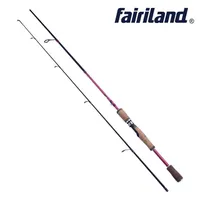 Fairig Carbonfaser Spinning Fishing Rod Lure Fishing Stange 6 '6 6' 7 'Mh Köder Fischstange W Korhwood Griff Big Game PL229M