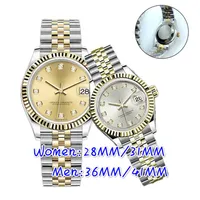 Estilo Montre de Luxe Mens rel￳gios autom￡ticos de a￧o inoxid￡vel completo Luminous Women Watch Couples Style Classic Wristwatches Reloj320b
