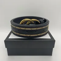 Menção de moda de moda Luxury Men Designers Women Jeans Belts Snake Big Gold Buckle Cintura Tamanho 90-125cm com Box 18 Color
