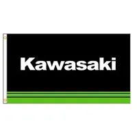 3x5fts Japan Kawasaki Motorfietsraces Vlag voor wagengarage Decoratie Banner169V