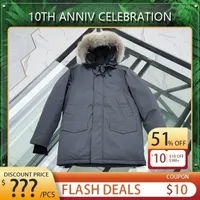 Designer Mens Jacket Thick Warm Down Coat Classic Retro Winter Par Size XS-XXXL