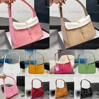 Le5a7 hobo torba zamszowa i niszcząca kobiety patentowe skórzane torba na ramię luksusowe torebki torebki portfel