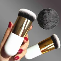 Mollige pier foundation borstel platte cr￨me make-up borstels professionele cosmetische make-up borstel VTMTB2062