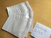 Tama￱o de envoltura de regalo 14.5 x 18 cm transparente transparente lista de embalaje de auto adhesivo envoltura puta para la etiqueta 10/20/50 - usted elige