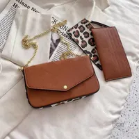 Pink Sugao Frauen Schulterkette Crossbody Taschen Handtaschen Designer Mode Leopardenbaus PU Leder Qualität großer Einkaufstasche mit großer Kapazität