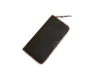Couerie en cuir haut portefeuille Sac de luxe pour femmes portefeuille portefeuille de cartes de visite Handderbag80680