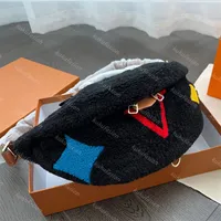 winter Teddy Bumbag Women Cross Body Bag Designer Mens Fluffy Shoulder Bags Waist Belts Fuzzy Bum Bag Crossbody Handbags Fannypack Purses