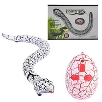 RC Animal Toys Kids Kids Remote Control Serpente Rattlesnake Toy Trick Plastic Tricks Terrificante Giocatto di compleanno Toy Top Birthdate Y200413218U