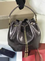 Zomer mode dames schoudertassen designer tassen luxe handtassen crossbody ketens portefeuilles slangschaal zwart wit