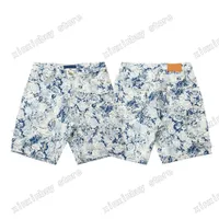 Xinxinbuy Men Dise￱ador Shorts Jacquard Flowers Impresi￳n Women Blanco Blanco Caki S-XL