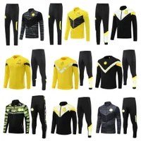 새로운 2022 2023 축구 재킷 세트 긴 소매 훈련복 트랙 슈트 Haller Reus Bellingham 22/23 Survetement Sports Wear Football Jackets Kit