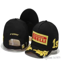 Pirelli Pzero Baseball Caps F1 Racing 6 Panel Golf Strapback Brand Hip Hop Men Women Masculinos Toca Chapeu Bone Aba Reta Snapback Hats310s