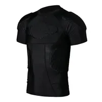 T-shirt de protecteur de carrosserie entier Honeycomb Sponge Pads Sportswear Armor for Rugby Basketball Football2852