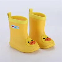 -Roof Boot Wellies Water Rain PVC Non-Slip Boots Children Boys Girls Four Seasons Rain Shoes Eur Size 24-312355