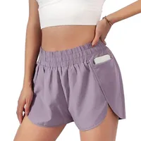 Running Shorts Women Summer Athletic Adultos de color sólido Yoga con ropa interior de compresión Femenina de ropa deportiva femenina Bottoms275m