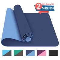 Drop Yoga Mat With Double Sided Use Big Size Non Slip Carpet Mat For Beginner Environmental Fitness Gymnastics Mats2569