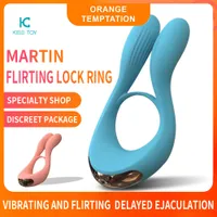 Комплект аксессуаров для ванной комнаты 10 скоростей кольцо с пенисом вибратор вибратор стимулируют эякуляцию эякуляции секс -игрушка для пары для пары мужчин.