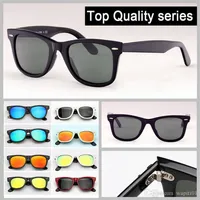 أعلى جودة مصمم مربع نظارة شمسية العلامة التجارية الجديدة خلات الشماس الخلات إطار بلانك حقيقي UV400 عدسات زجاجية Gafas للنساء M282W