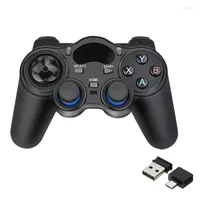 Game Controllers OTG 2.4G Wireless Controller Joystick Gamepad With USB Receiver For PS3 Android TV Box Raspberry Pi4 Retropie