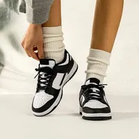 Cheaps Fashion Dunks Home Chaussures pour hommes Femmes Luxury Classic Classic Classic Black and White Designer Footwear with the Box Home Shoe