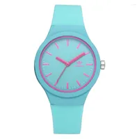 Zegarek na rękę 1PCS Set Kwarc Watch 2022 Modna luksusowa krzemowa bransoletka dla kobiet zegarki kobiety Relogio feminino