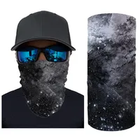 2020 New Design Galaxy Face Mask Bandanas for Dust Outdoors Festivals Sports Bandana for Women Men Windproof Dustproof Scarf Brand d308C